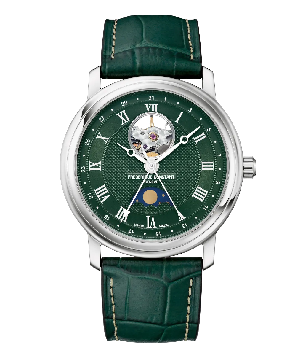 Classics Heart Beat Moonphase Date Watch FC-335MCGRW4P26